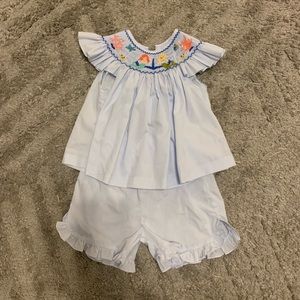 Mermaid smocked set